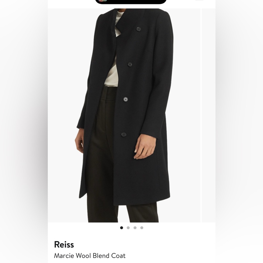 Reiss Marcie Wool Blend Coat